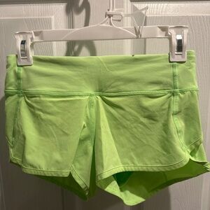 Lululemon Speed Shorts Size 2